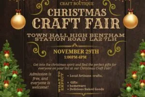 Christmas Craft Fair - 29th November - Stall